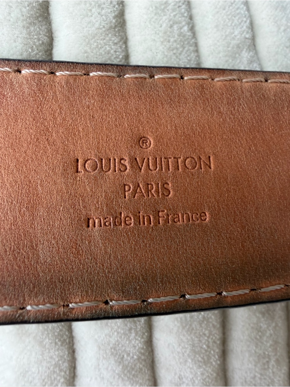 Louis Vuitton Monogram Canvas Belt with Gold Hardware - Picture 10 of 12